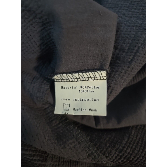 Mordenmiss Women's Gray Button-Front Colorblock Tunic Shirt Dress Size Medium - Picture 7 of 8